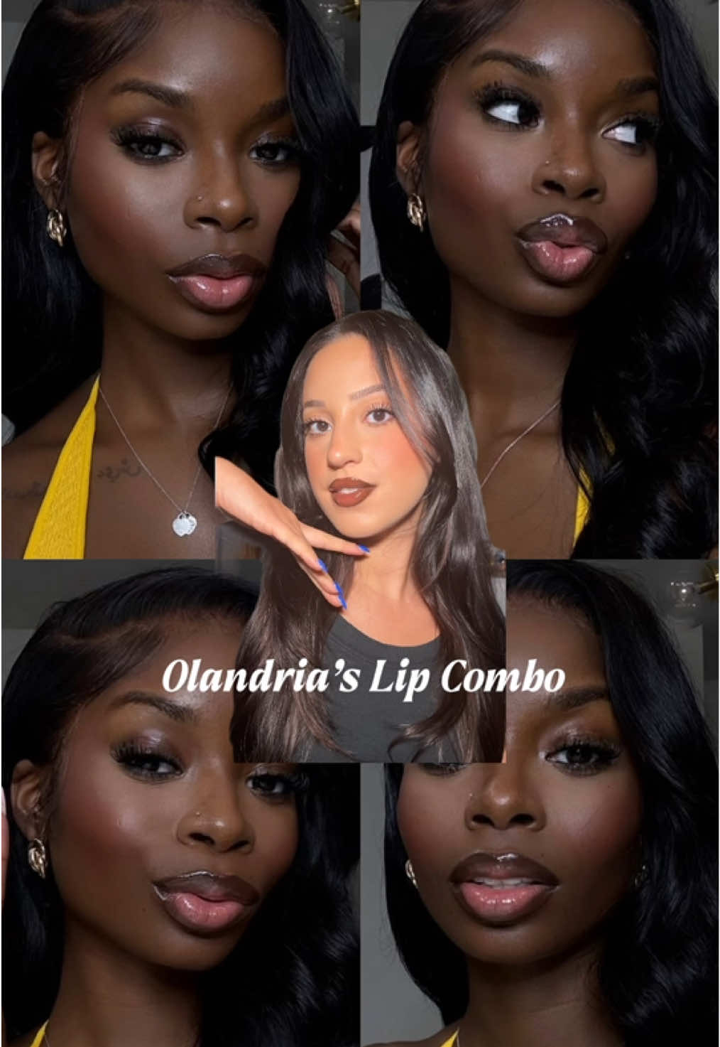 A HOT new lip combo has entered the villa 🏝️💄 color theory is so interesting to me!! A neutral lip for her, but more of a bolder look for me 🤎 @L.A. Girl Cosmetics *brown* & @NYX Professional Makeup *spiked toffee & lava cake* @x_0lan 🫶🏼 #LoveIsland #lipcombo #olandira #olandrialoveisland #loveislandolandria #olandrialipcombo #colortheory #huda #hudaloveisland #nicolandria 