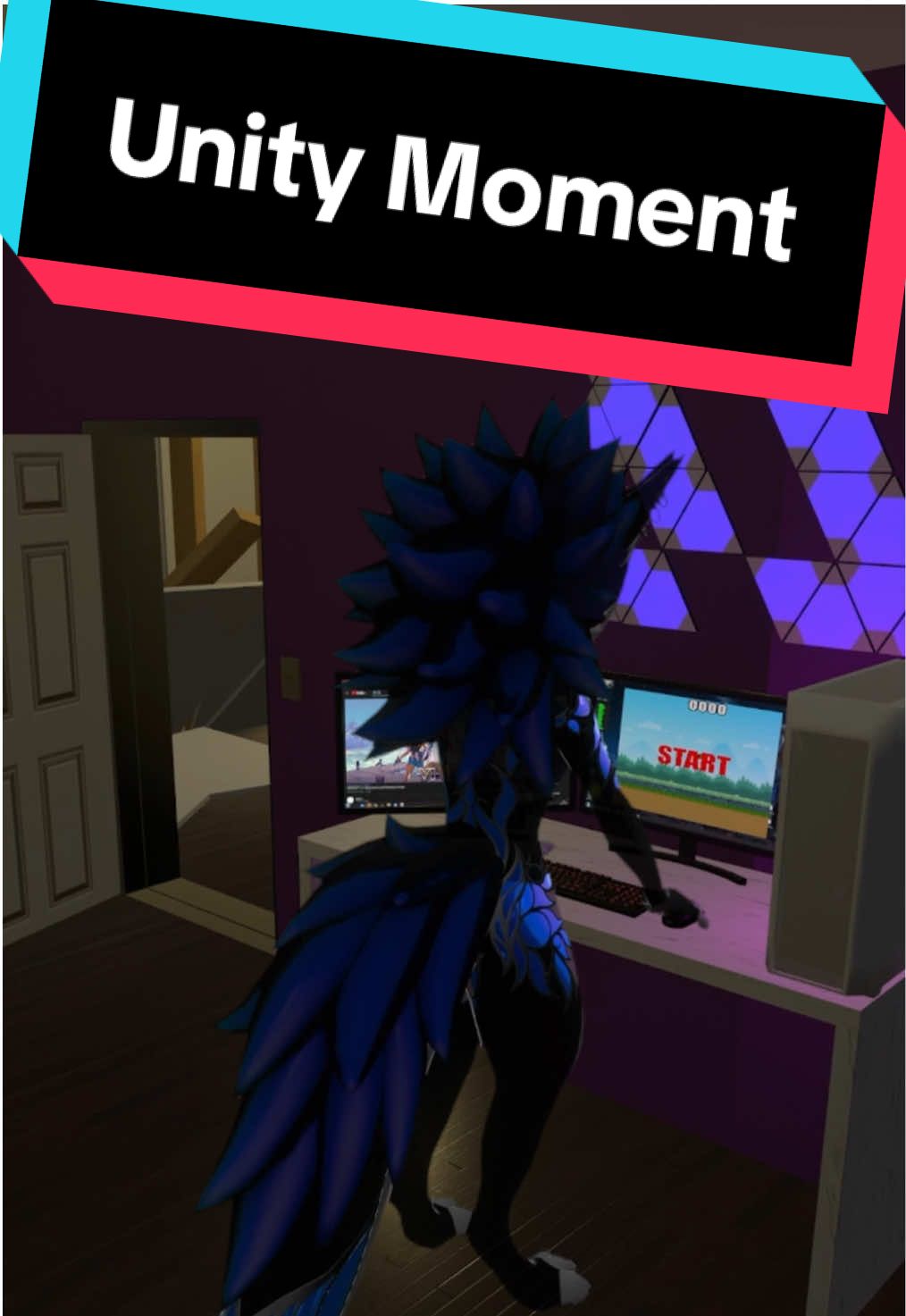 Now how did that happen? #furrycommunity #furryvrchat #furry #vr #vrchat #vrchatmemes 