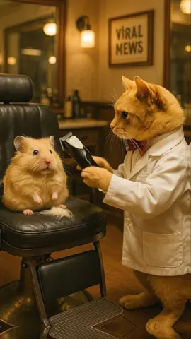 Is this the funniest haircut ever? 😹✂️ #meow #cats #funny #funnycat #miaw 
