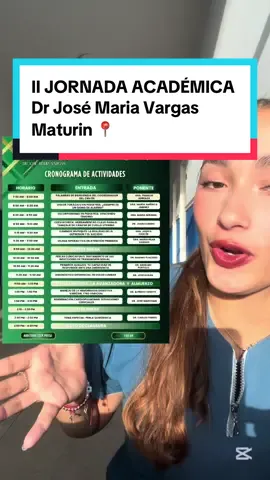 Cupos limitados, la inversión es de 10$. Más info al 📲 0414-8806191 o en Ig: crh86maturin Vive la experiencia de la II JORNADA ACADÉMICA Dr José Maria Vargas el 08 de agosto en el Auditorio de PDVSA  #estudiantes #emergencia #primerosauxilios #maturin #monagas #universidad #mediciona #unerg #ucs #universitaria #fisioterapia #enfermeria #jornada 
