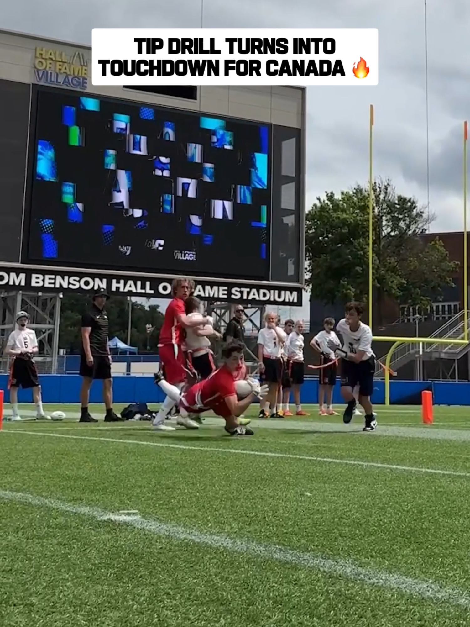 right place, right time 🇨🇦 #flagfootball #nfl