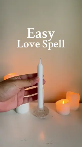 A super easy love spell and you only need a candle and some salt  #lovespell #lovemagic #spellcasting #witchtip #witchtok #lovewitch #easylovespell 