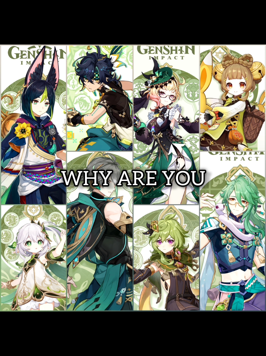 Rules... are made to be broken! // #GenshinImpact #genshin #dendro #nodkrai #alhaitham #nahida #kinich #tighnari 