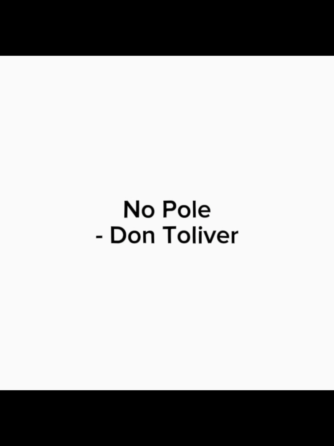 No Pole> #nopole #dontoliver #lyrics_songs #fyp #songs 