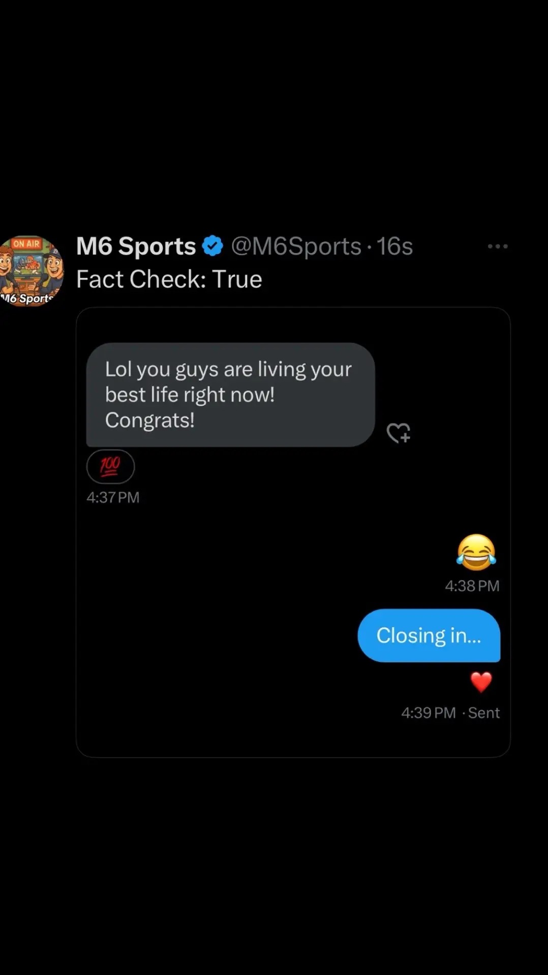M6 is Rising!