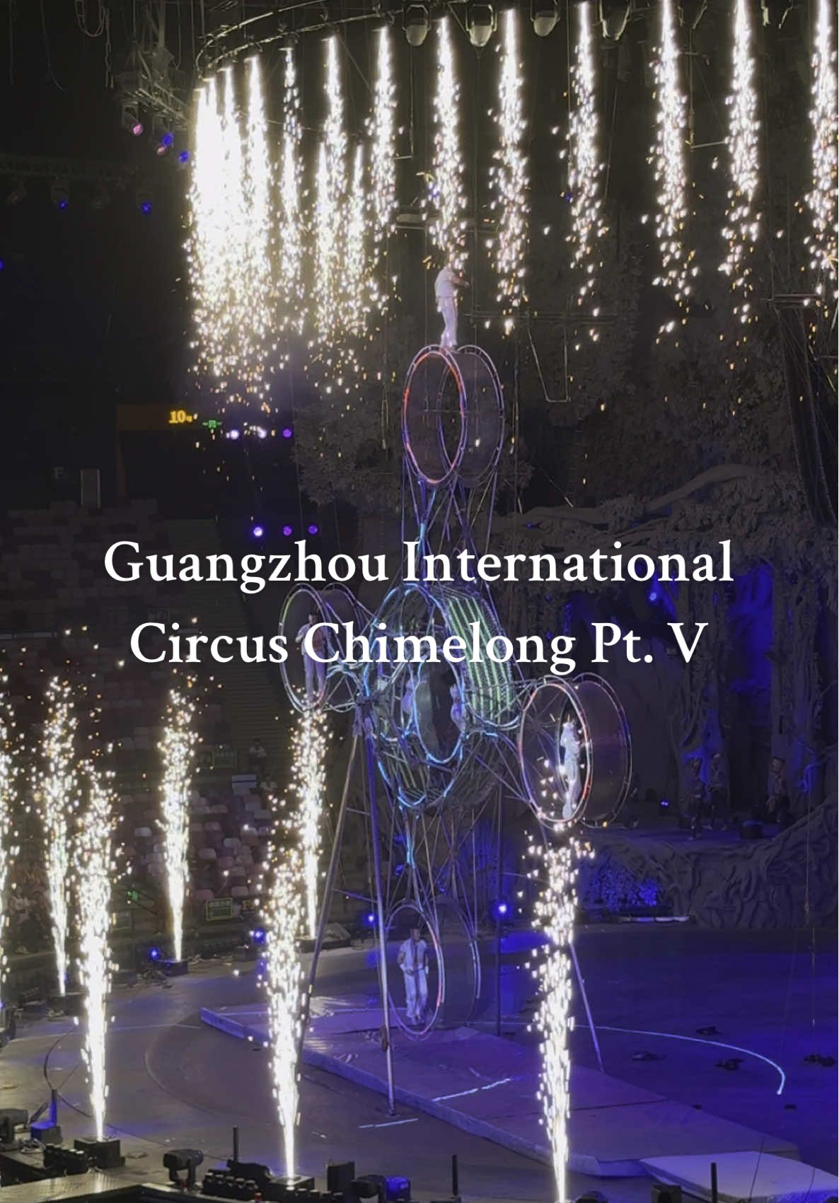 A bright, thrilling, and colorful circus performance.  📍Guangzhou International Circus Chimelong（长隆国际大马戏） #freejump #freefall #wheelofdeath #circus #cirque #wheelspin 