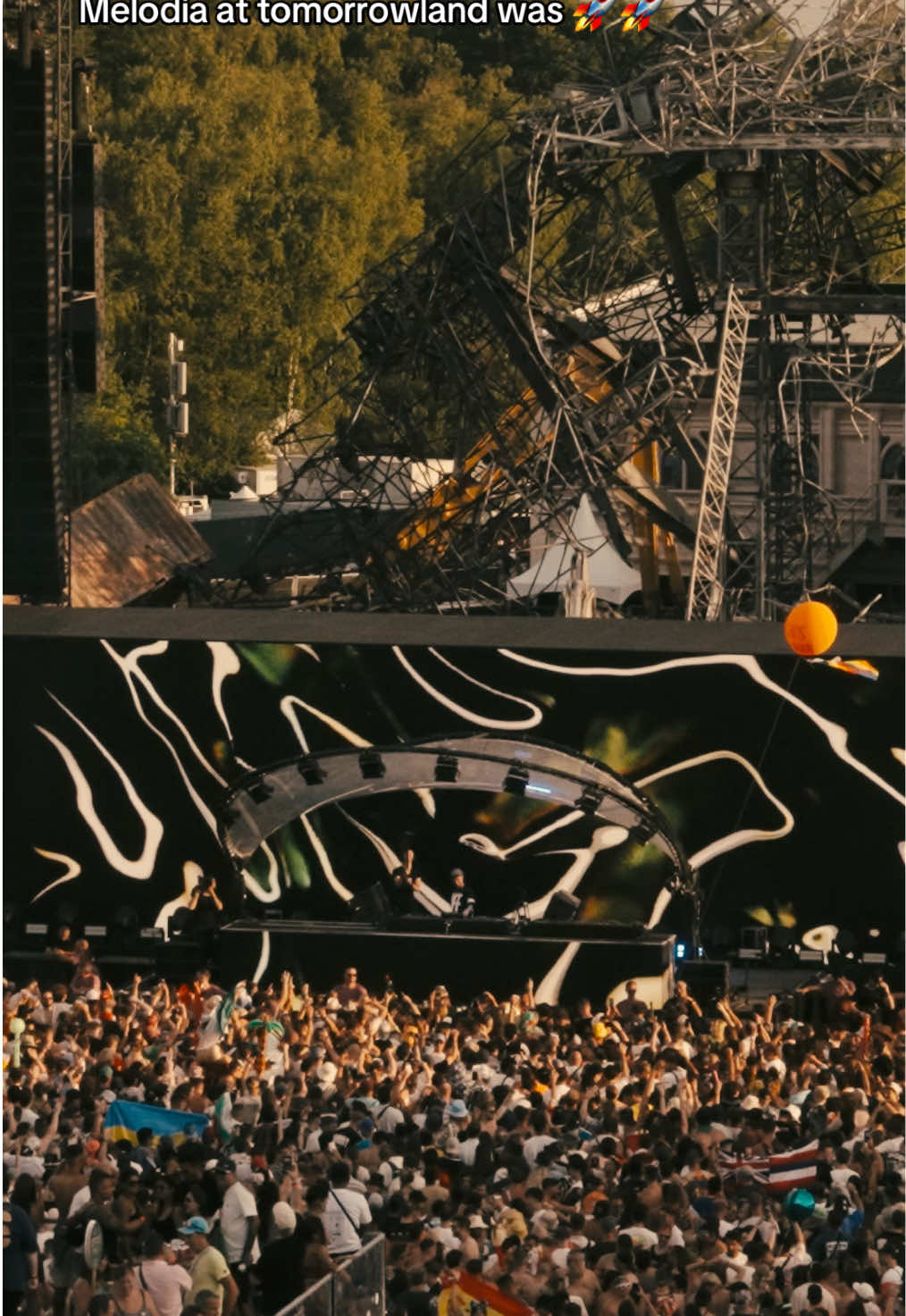 TOMORROWLAND!! Your energy was contagious today 🥹 Huge shoutout to the Tomorrowland legends for keeping the magic alive . Love you guys #tomorrowland 