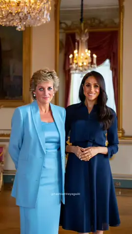 Would be they best friends? 🥰 Princess Diana and Meghan Markle #princessdiana #diana #meghan #meghanmarkle #royalfamily 