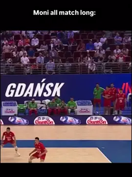 bro was tweaking 😭🤚|| all the credit goes to cxrxt6 Instagram. #simeonnikolov #moninikolov #nikolov #mensvolleyball #volleyballbulgaria #vnl #edit #fyp #aura #win #tuff #setter #funny 