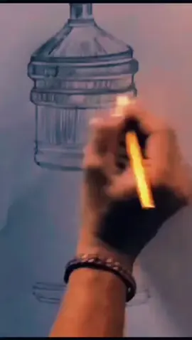 Giving a drawing demo—breaking down the form of a bottle step by step ✍️🍶 #drawingdemo #bottlesketch #artteaching #howtodraw #sketchpractice #artclass #artreels #youtubeshorts #tiktokart #viralartclip #yasirwaqasminiature 