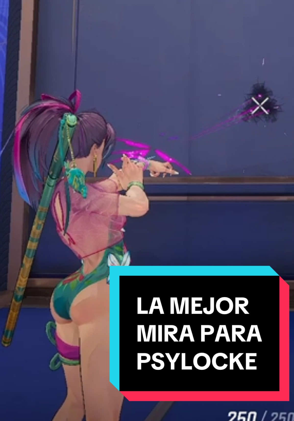 La MEJOR Mira / Crosshair / Reticuka para Psylocke en Marvel Rivals #marvelrivals #gamerentiktok #fyp #streamer #gaming #tutorial 