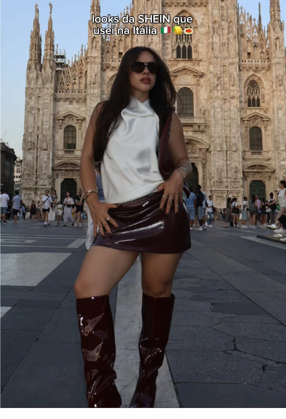 o vídeo que vcs tanto pediram 🇮🇹🍝🍋 HAHAHAH @SHEIN Brasil @SHEIN  . Vestido quadriculado ID 34908599 Conjunto short ID 49656782 Vestido franja ID 18984207 Vestido amarelo ID 44216310 Vestido branco ID 17168069 Vestido preto ID 47684448 Saia vinho ID 38533222 Bota vinho ID 48467762 Vestido crochê ID 53694510 . #sheinforall #sheintrends 