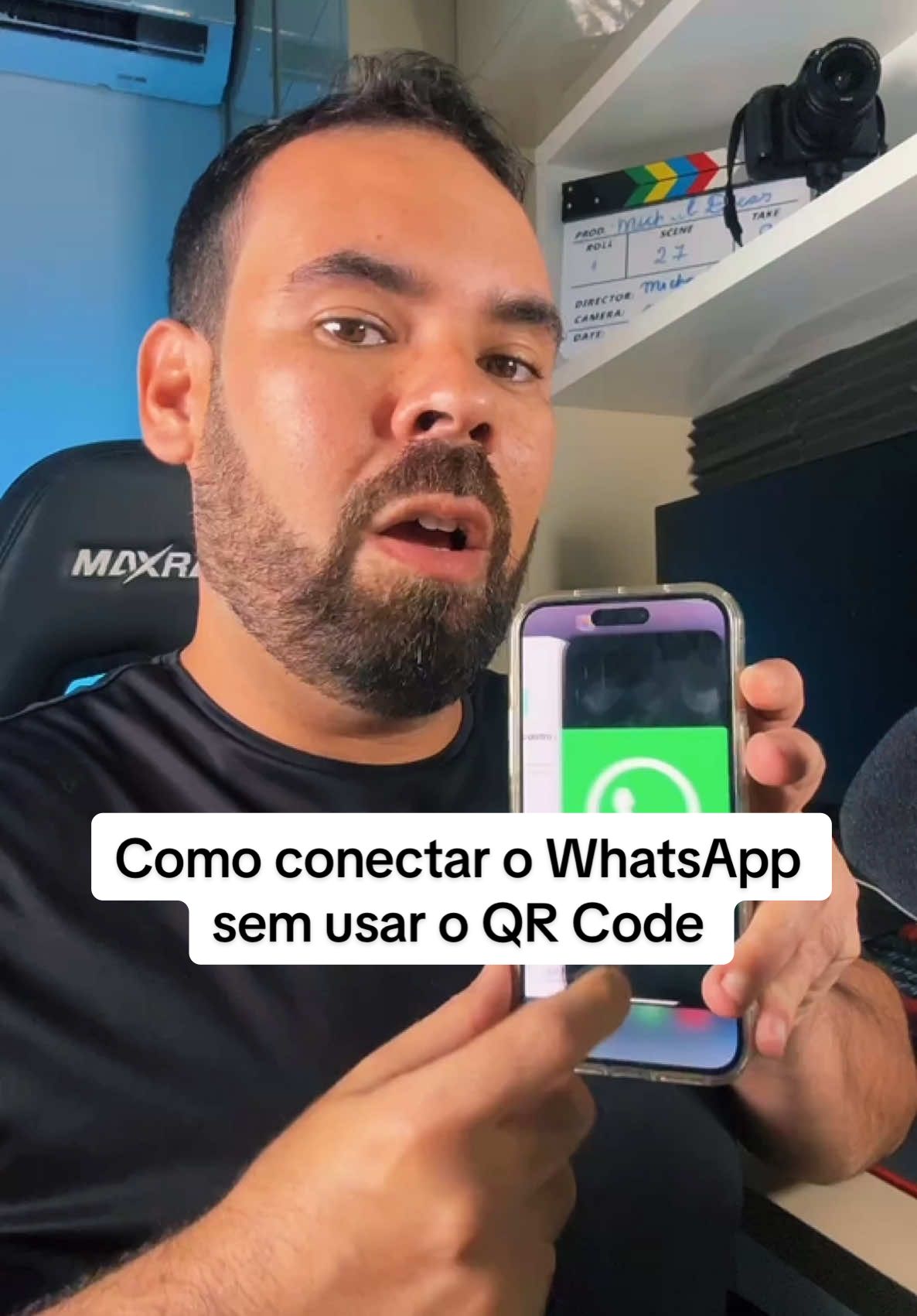 Como conectar o WhatsApp sem usar o QR Code #WhatsAap #dicasetruques #truquestiktok #tecnologia 
