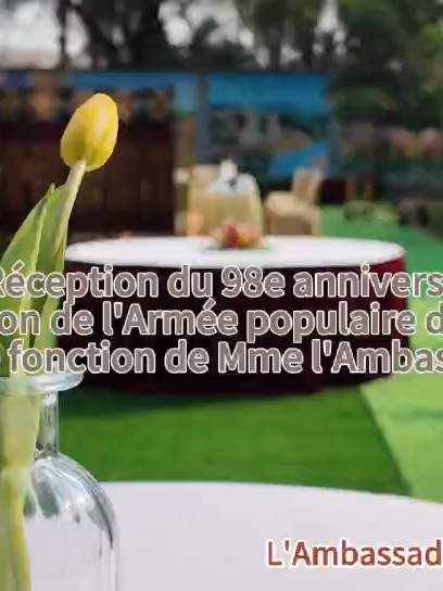 Ce 17 juillet, l’Ambassade de #Chine au #Congo a organisé la Réception du 98e anniversaire de la #fondation de l’Armée populaire de Libération et de la prise de fonction de Mme l’Ambassadeur An Qing. Passons en retour les meilleurs #moments de la réception ! 17日，驻刚果（布）使馆举行庆祝建军98周年暨安青大使到任招待会。一起回顾招待会的精彩瞬间！