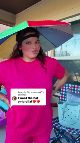 Replying to @Big_momma💕 ok this umbrella hat is actually so cool 😎 #umbrellahat #umbrella #hat #tiktokshopcreatorpicks #dealsforyoudays #Summer #sunnyday #sunprotection #hats 