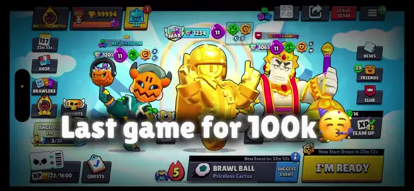 Last game to 100k. Had to pull out stu-shiesty😏 @ididyoudirty @jovanny #bs #brawlstarstiktok #fyp #brawl #supercell 