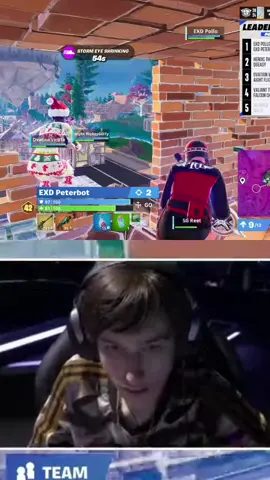 Peterbot epic clutch moment 🤯#fortnite #fncs #clutch #gaming 