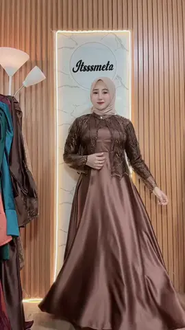Rekomendasi dress mayung warna cantik “ MAHOGANI” 🤎🤎 #fypシ #fyp #dresssatin #dressbridesmaid #dresskondangan 