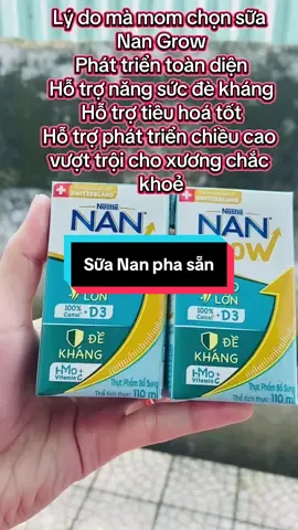 Sữa Nan pha sẵn cho bé trên 1 tuổi#suanan #suaphattrientoandien #suanangrow #suaphattrienchieucao #xuhuong #tapxaykenh 