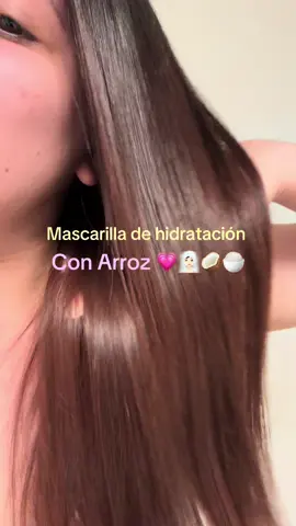Mascarilla de arroz para el cabello seco y dañado ✨ Ingredientes utilizados 🎀 2 taza de agua  ½ taza de arroz 1 cda de aceite de coco #hairtips #healthyhair #hairgrowth #fyp #hairtok #ricehairmask #mascarilla #cuidadodelcabello #tips #hair #mascarillacapilar #mascarillacasera 