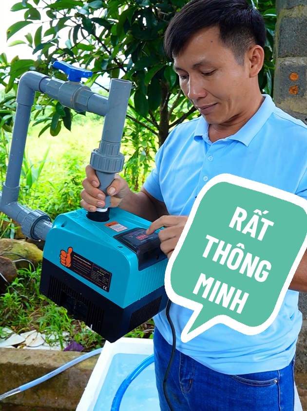 đây là chiếc bơm tăng áp rất thông minh cho gia đình mà bạn nên sắm. #binhdiennang2 #bơm #bomtangap #bomtangapkhongon #dienmay 
