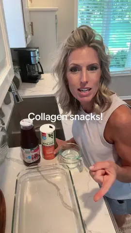 Collagen Jell-O snacks great for kids great for adults. Incredible for beauty! Superfood Gelatin Blocks Naturally nourishing, protein-packed, and deliciously simple. Ingredients: 	•	1 tablespoon organic, unflavored beef gelatin 	•	½ cup cold filtered water 	•	1½ cups very hot liquid (water, herbal tea, or juice) 	•	33.8 ounces (approx. 1 liter) organic juice of your choice (e.g., tart cherry, pomegranate, or a superfood blend) 	•	Optional: 	•	1–3 tablespoons raw honey, maple syrup, or monk fruit sweetener, to taste 	•	1 teaspoon pure vanilla extract or other natural flavorings 	•	Fresh berries or citrus zest for added texture and flavor Instructions: 	1.	Bloom the Gelatin: In a medium bowl, sprinkle 1 tablespoon of gelatin evenly over ½ cup of cold water. Let it sit undisturbed for about 5 minutes, allowing the gelatin to “bloom” (absorb the water and swell). 	2.	Dissolve: Heat 1½ cups of liquid (water, herbal tea, or juice) until very hot but not boiling. Pour it over the bloomed gelatin and stir continuously until the gelatin is fully dissolved. 	3.	Combine with Juice: In a large mixing bowl or measuring cup, pour in your 33.8 ounces of organic juice. Add the dissolved gelatin mixture and stir well to combine. At this stage, mix in any optional sweeteners or flavorings. 	4.	Mold & Chill: Pour the liquid into silicone molds, a glass baking dish, or any tray of your choice. Carefully transfer to the refrigerator and chill for at least 4 hours, or until fully set. 	5.	Serve: Once firm, cut into bite-sized squares or pop out of molds. Serve as-is or top with a dollop of whipped coconut cream, organic Cool Whip, or fresh seasonal fruits. ⸻ Tips: 	•	For a firmer texture, use 1.5 tablespoons of gelatin per pint of liquid. 	•	Store in an airtight container in the refrigerator for up to 1 week. #Collage#CollagenRecipesY#EatForYourSkino#GlowFromWithiny#HealthyGutHealthyYouF#BeautyFromTheInsideOuto#SuperfoodSnacksl#GutHealthSupportn#ProteinPackedSnacksW#EdibleWellnessenBoost