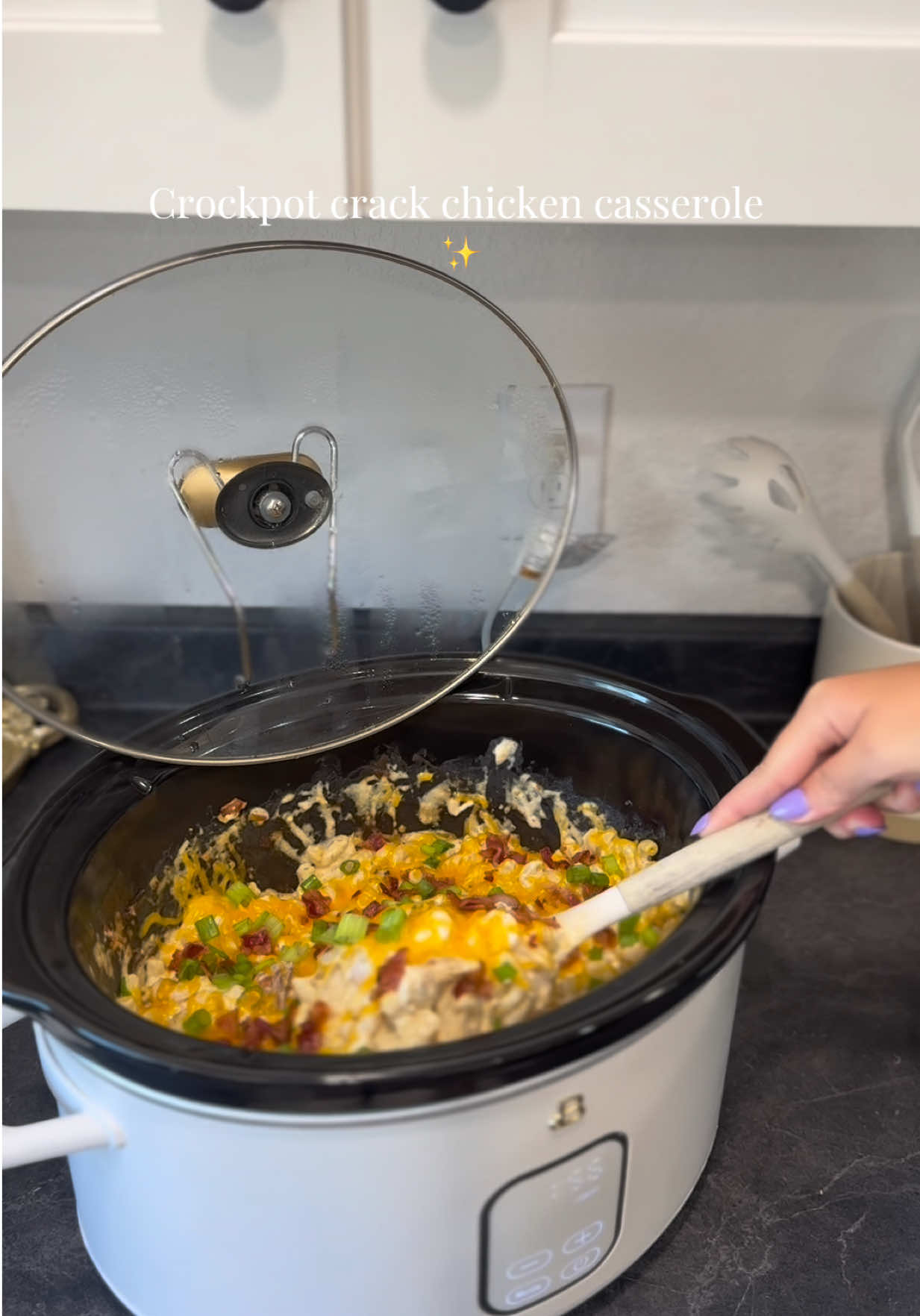 A little twist on the crack chicken recipe 😍 10/10 recommend! I’m so excited for crockpot season coming back really soon & to start sharing my fav recipes with yall! 🤍 #crockpotrecipes #crockpot #EasyRecipe #dinneridea #crockpotmeals  