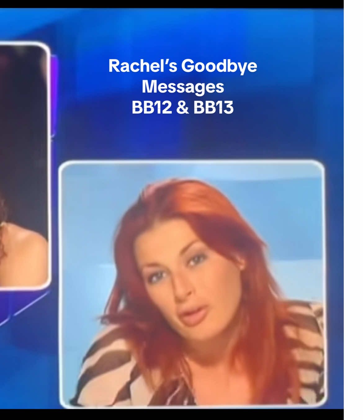 Really wanted to see the goodbye messages last night to see if Rachel’s message would be anything like her past ones 💀 #bb27 #bigbrother #cbsbigbrother 