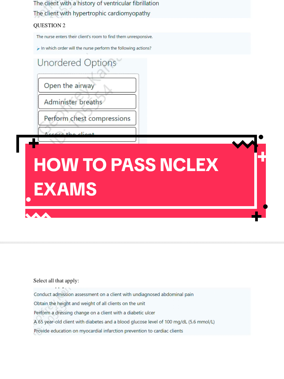 Get proper revision materials including past exams questions and answers that will enable you to successfully prepare for your NCLEX exams  #nclexexamprep #nclextips #nclexresults #nclexcasestudy #nursingstudent #kaplanamerica #kaplan #nclexpreparation #nclex #nclexpn #nclexrn #nclexpass #nclexreview #nclexexam #nclexprep #nclexstudying #nclexprep 