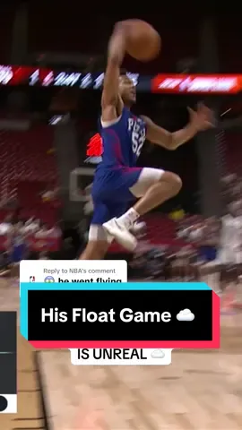 Replying to @NBA Felt like he was in the air forever ☁️ @Philadelphia 76ers #NBA #Basketball #Sixers #76ers #Dunk 