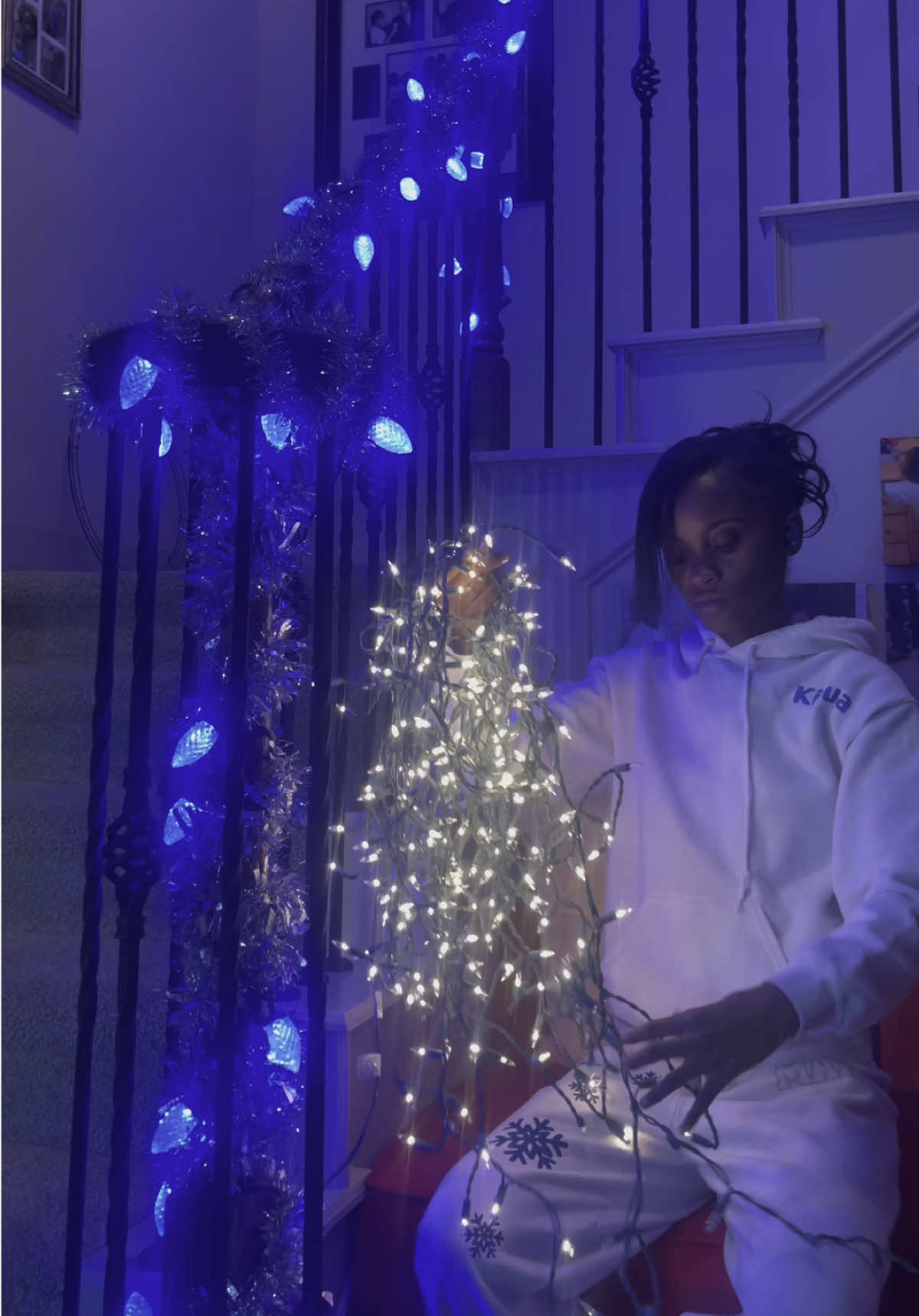 my parents always gave me creative freedom on christmas🎄The whole house would take me HOURSS and I bought every item🙂 thank you for everyone support🩵 #livinginmycar #carlife #trending #foryou #homeless #apartment #christmas #christmasdecor #fyp 