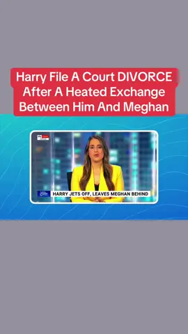 Harry File A Court DIVORCE After A Heated Exchange Between Him And Meghan#news #royals #royalsfamily 