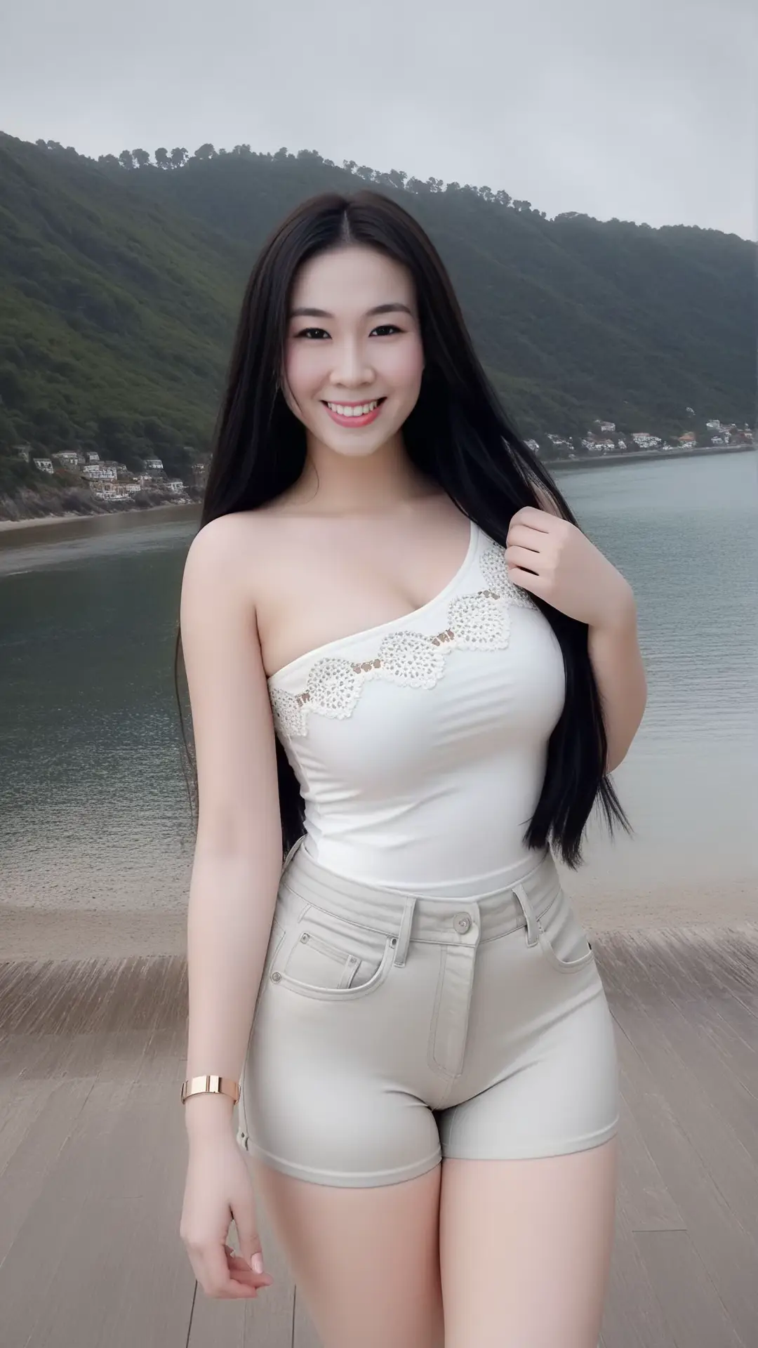 Chạy về nơi phía e, cánh tay này dài rộng lắm...