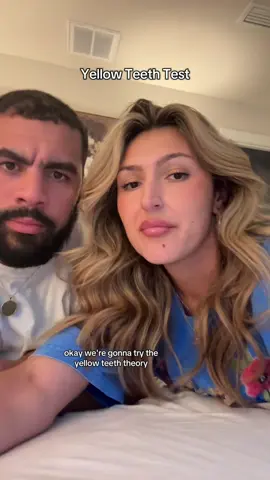 I did NOT think his teeth would be yellow AT ALL #fyp #rainneyandneen 