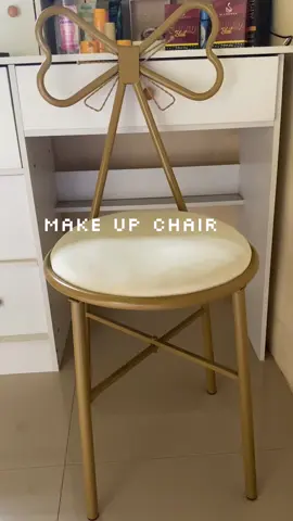 Perfect ‘tong Make-up Chair sa may mga vanity dyan #makeupchair#stool #butterfly#fypシ #foryoupage 