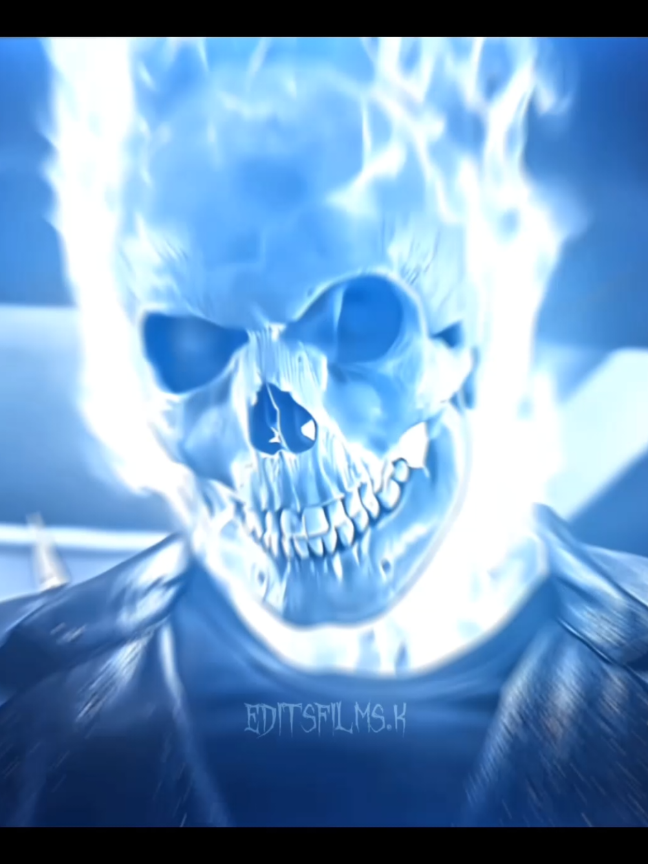 Motoqueiro azul💀 #ghostrider #motoqueirofantasma #ghostrideredit 