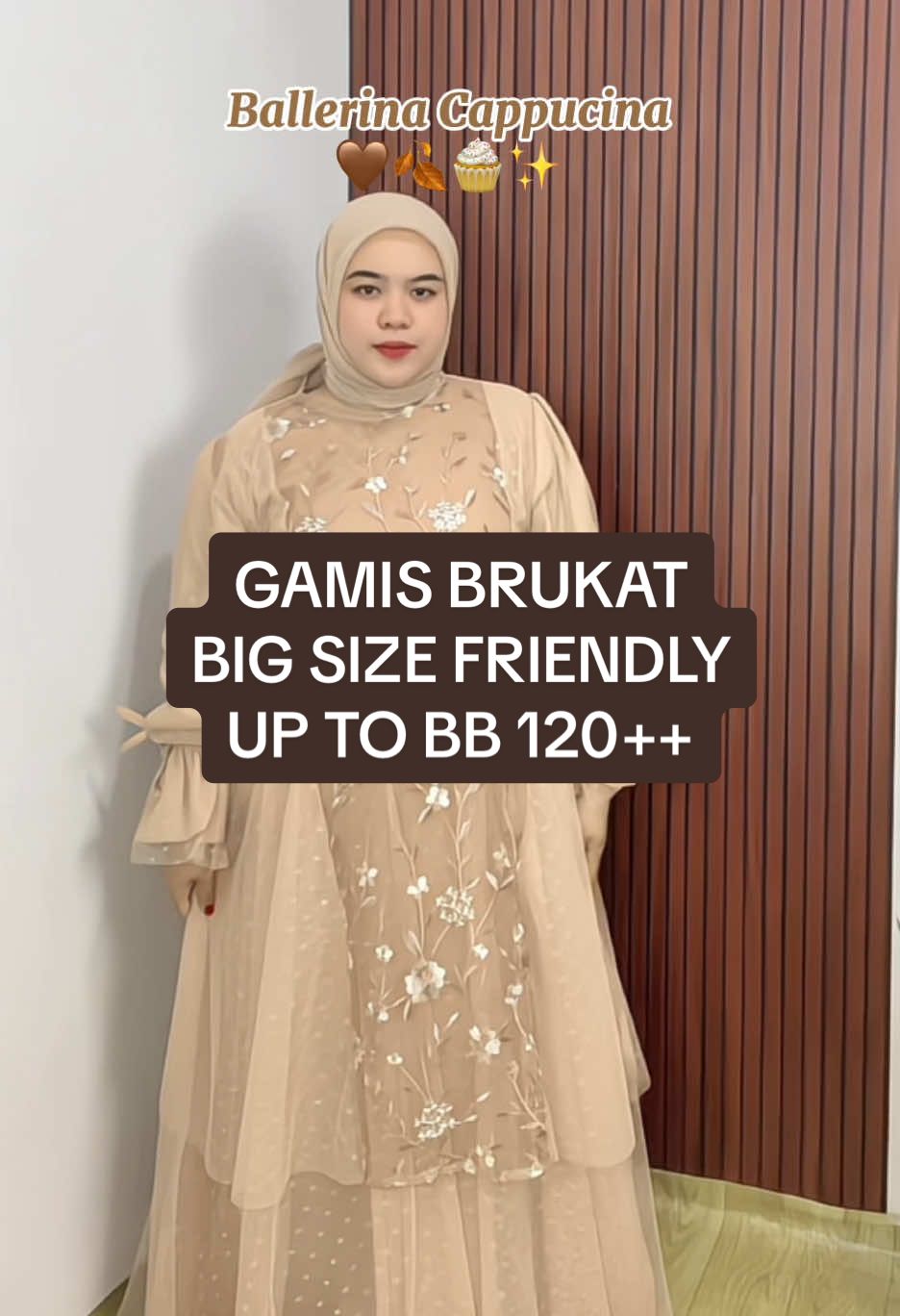 Tim ballerina cappucina 🤎✨ Atau Espresona signora ☕️👜 ??  Versi jumbo dua duanya cantik #dressjumbo #ballerinacappuccina 