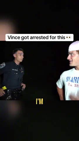 Vince got the cops called in his new YouTube video 👀 #vinceaesthetic #fyp #funny #cops #arrest 