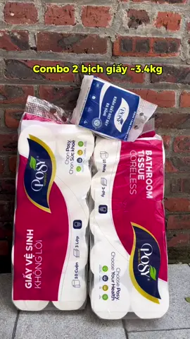 Combo 2 bịch giây ~3.4kg #giayvesinh #giayposy #xuhuongtiktok 