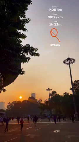 6KM NYA LARI, 3KM NYA JALAN SANTAI 🫶