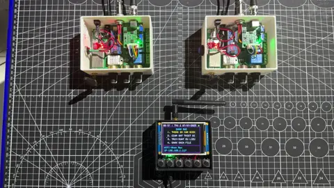 Hệ thống quan trắc môi trường nước trong hồ nuôi tôm giống giả lập cảm biến bằng biến trở cho các bạn tham khảo. #arduino #esp32 #iot #nuoitom #webserver #lora #relay #doanTotNghiep #arduino_vietnam #nongsan40 #iotproject