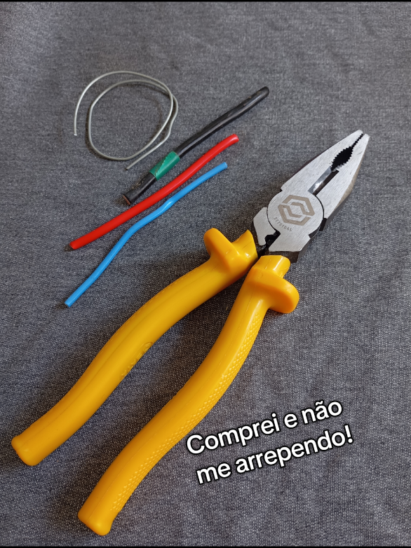 Alicate eletricista Sata #sata #eletricista #alicate #dicas #achados #viraltiktok #compras 