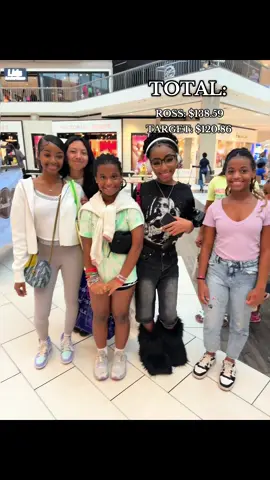 i still can't believe i spent almost $500 but they deserve it so i'll do it again ☺️ #fyp #sistermom #trending #sisters #creator #backtoschool 