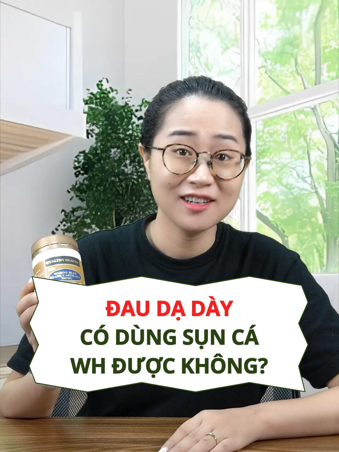 Đau dạ dày có dùng sụn cá được không? #wealthyhealth #suckhoe #hangchinhhang #thoaihoakhop #suncamap #xuongkhop #uc #daday