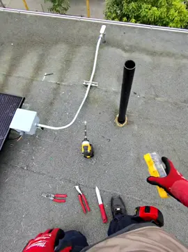 Adu solar installation part.1 #fyp #construction #solar 