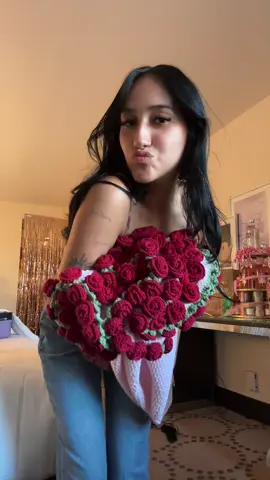 flower bouquet crochet blanket <3 🌹 