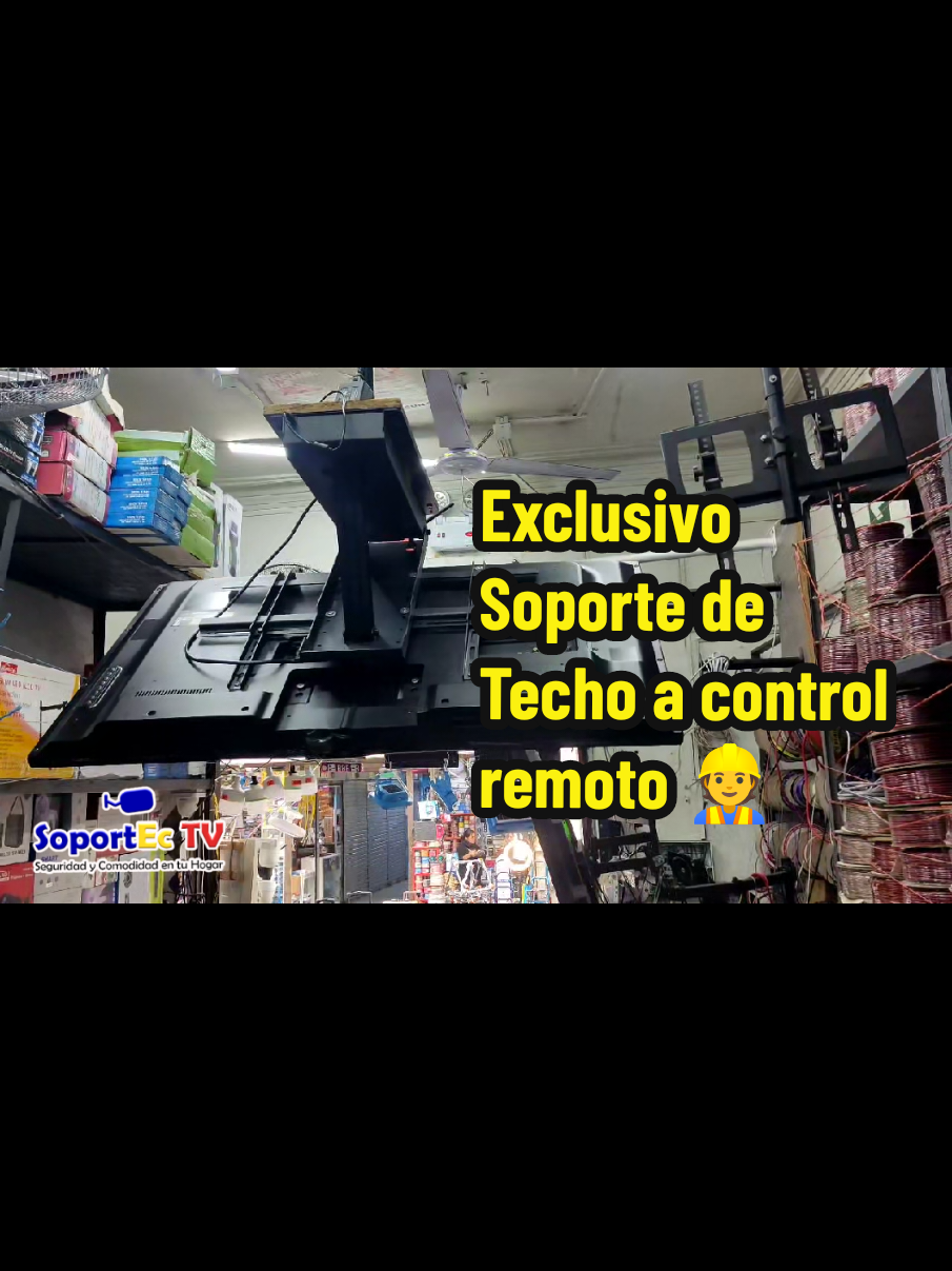 Lo último en tecnología de Soportes para TV 🤩👷. #soportectv #soportesparatv #quito #parati #soportedetecho #tv #instalaciondesoporteparatv 