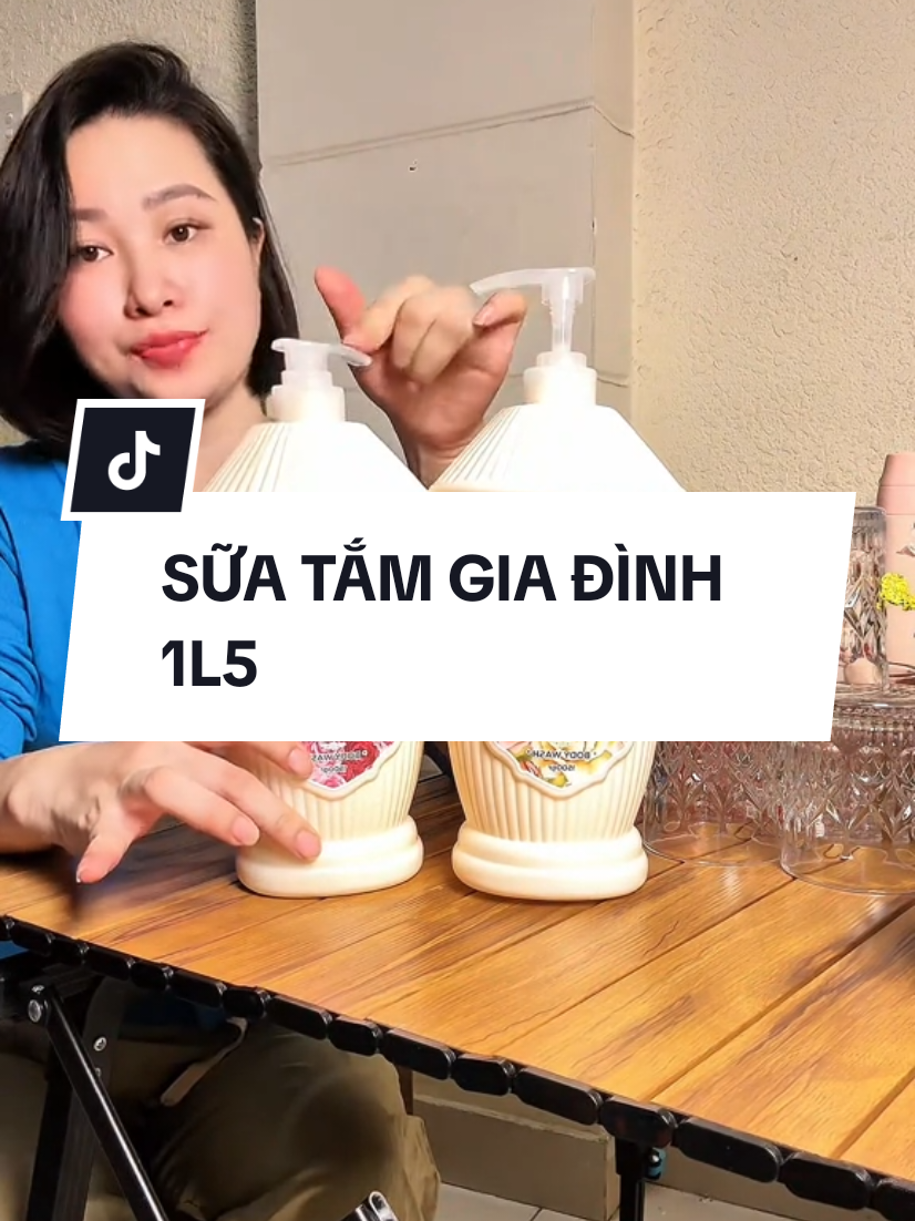 Sữa tắm gia đình chai to 1.5L tiết kiệm . #suatamthebol 
