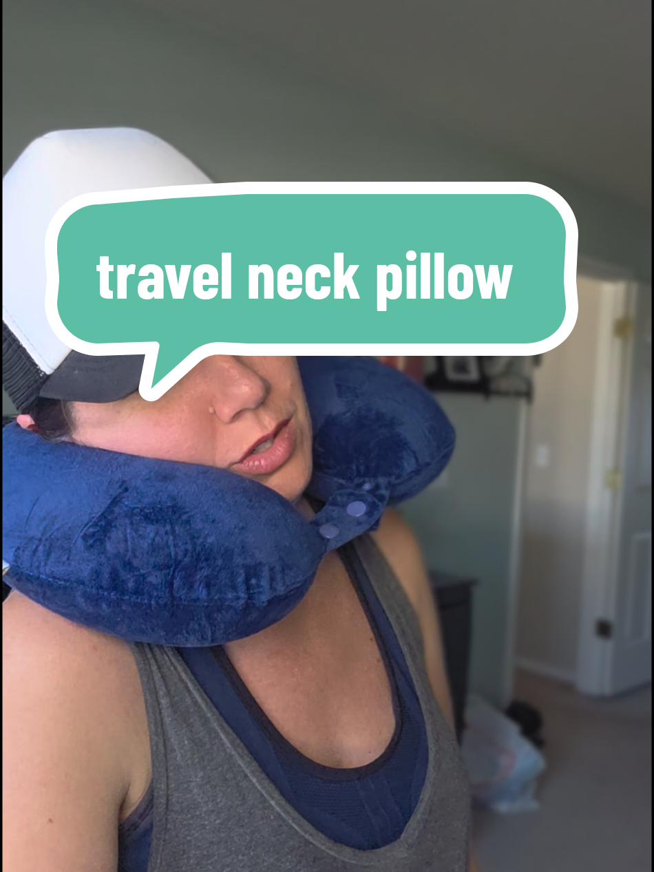 This is the best travel pillow that supports your next that allows you to actually sleep well on airplane flights. #travelpillow #travel #traveltiktok #traveltok  #creatorsearchinsights 