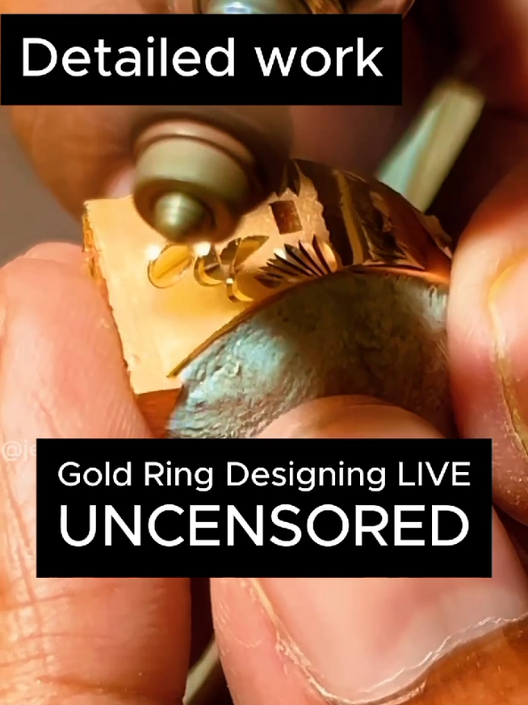 Gold Ring Unique Design  #gold #ring #design #goldlover #ringdesign #foryou #newdesign 